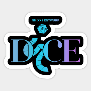 NMIXX Dice Sticker